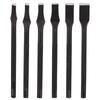 6pcs Leather Punch Set 3-12mm Flat Tip Straight Punch Hollow Cutter DIY Leather Craft Tool Belt Hole Punch Hand Tool Set