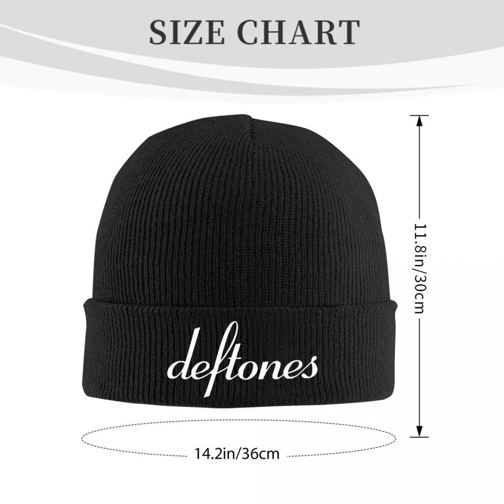 PP Skull Deftone White Ohms Around Warm Knitted Cap Winter Knit Bonnet Hat Skullies Beanies Hip Hop Caps for Unisex