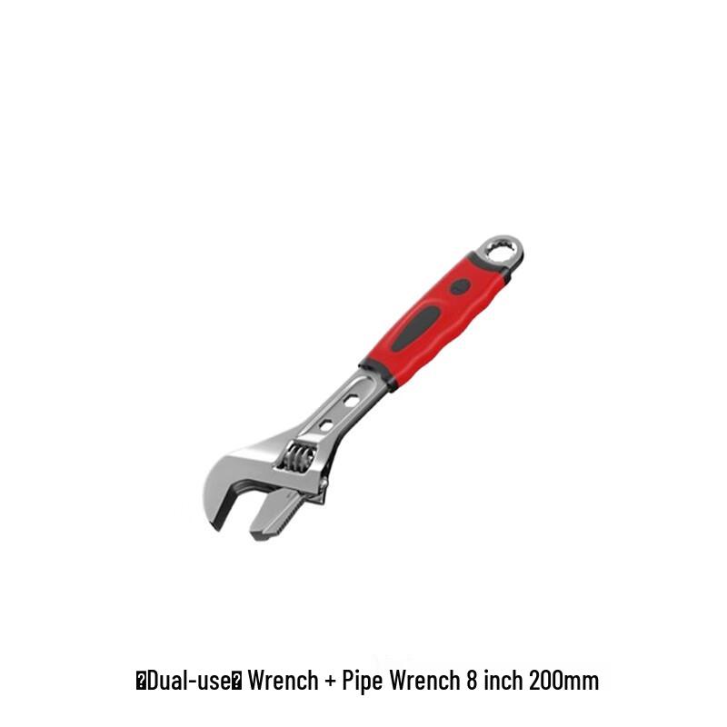 WMN 8-inch Dual-Purpose Adjustable Wrench