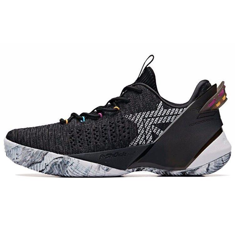 Anta 3.0 Cushioning Slip Resistant Cushioning Slip Resistant Low Top Basketball Shoes Men's Black White 11931608-2