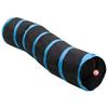 VidaXL S-Shaped Cat Tunnel, Pet Tube with Carry Bag, Interactive Kitten Toy 172185
