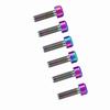 6pcs Set M5*16mm   Alloy Bike Fixed Stem  S For   Mountain Stem ( )