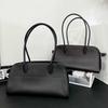 2026 Minimalist Style One-shoulder Tote Bag Top Layer Cowhide Large-capacity Bag Women's Commuter Armpit Bag Handbag Cross-border