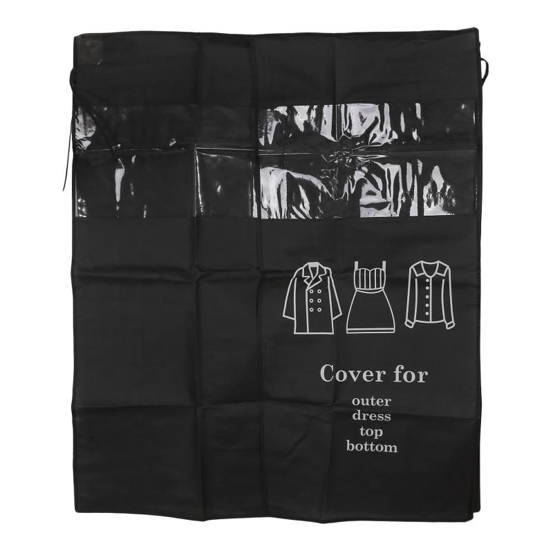 Clothes Hanging Dust Cover Dress Suit Coat Storage Bag Case Organizer Wardrobe Dress Clothing Hanging Dust Cover