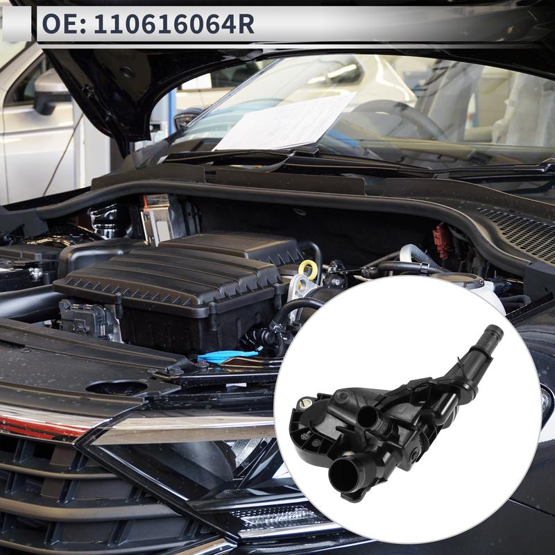 X Autohaux Engine Coolant Thermostat Housing Assembly for RENAULT CLIO IV 0.9 TCe 2018-