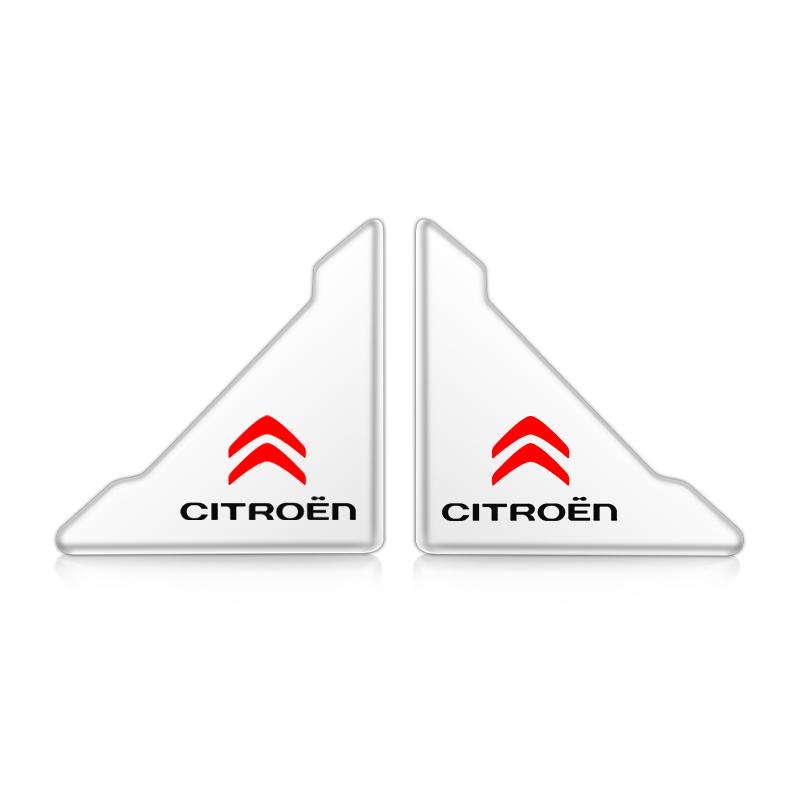 2Pcs Car Door Corner Anti-collision Cover Anti-Scratch Protection Sticker For Citroen C1 C2 C3 Grand C4 Picasso C4L VTS C-ELYSEE