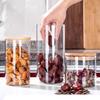 Glass Sealed Storage Jar with Lid for Tea, Dried Fruits, Grains, and Snacks