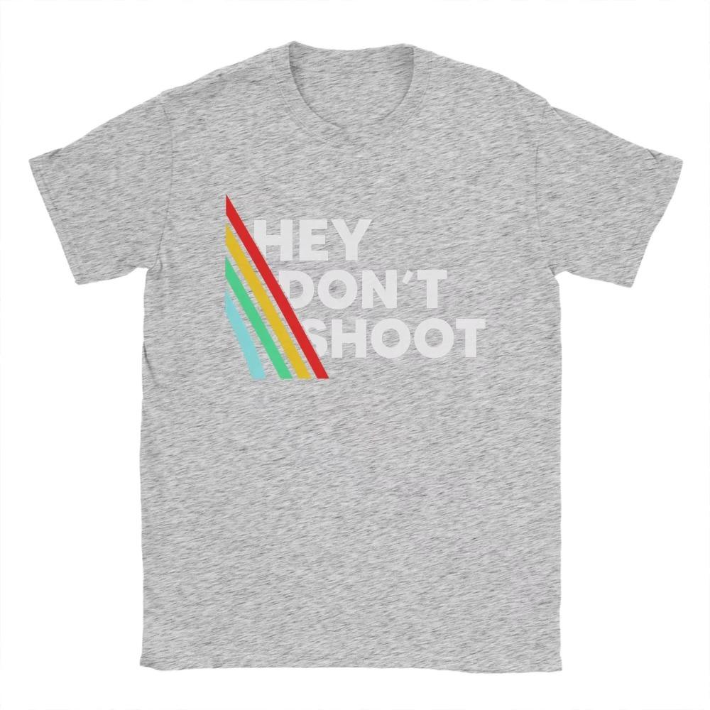 Arc Raiders Hey Nicht Schießen T-Shirt Sommer Hip Hop T-Shirts Mann Frau Baumwolle Rundhals Übergroße Kleidung Kurze Ärmel Fantastische Oberteile