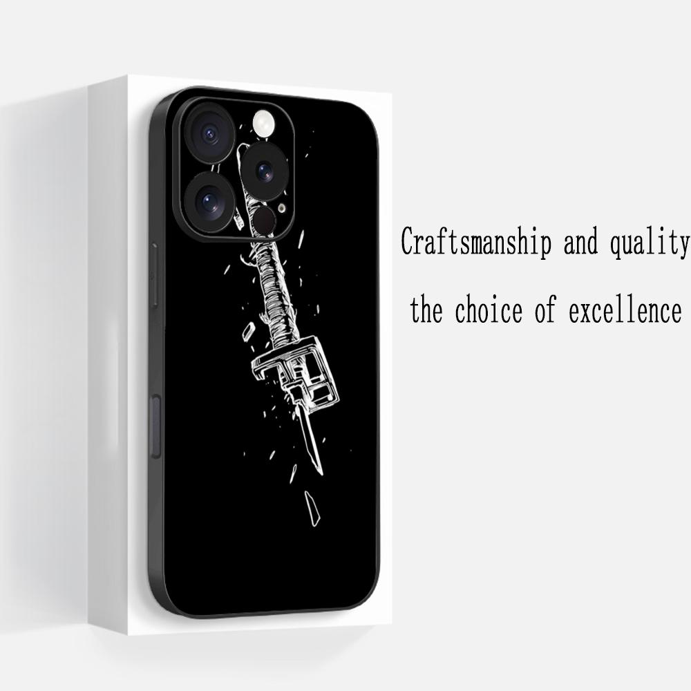 

Fantasma cool japan samurai painting Phone Case For iPhone 17 16 e 15 14 13 12 Plus Mini Pro Max Soft black Shockproof Cover iPhone 14 Pro