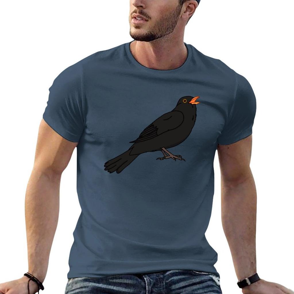 Blackbird Tshirt Vintage Style Printed Top