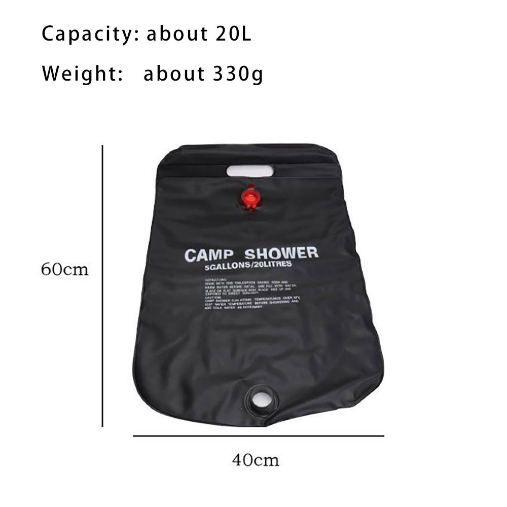 20л Складной Солнечный Душ Водонепроницаемый Мешок ПВХ Складные Водохранилища Наружный Туризм Путешествия Сумки для Купания Аксессуары для Мойки Бассейна