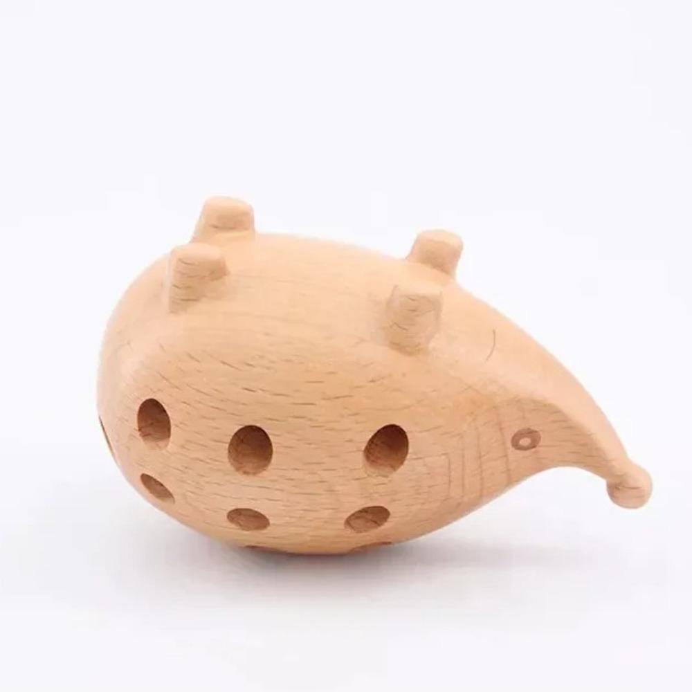 21 Löcher Igel Stifthalter Holz Kunst Stiftbehälter Bleistiftständer Set Heimschmuck