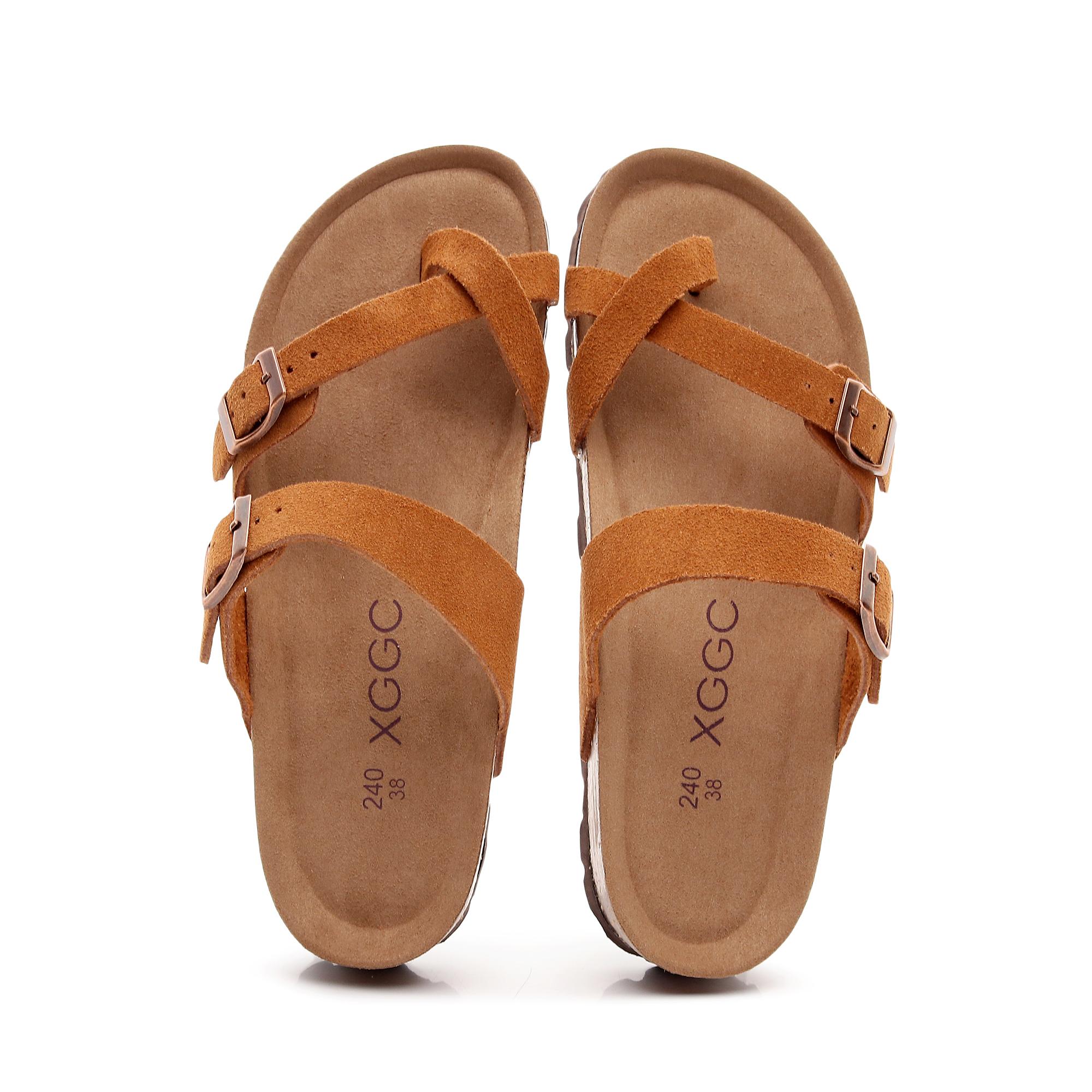 

Классические шлепанцы из кожи унисекс для женщин и мужчин, роскошные туфли, фирменный дизайн с регулируемой пряжкой, трендовые 45