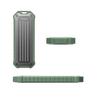 otpx-G2 M.2 NVMe/SATA SSD USB-C Reinforced Tactical Drive Bay - Gray-Green