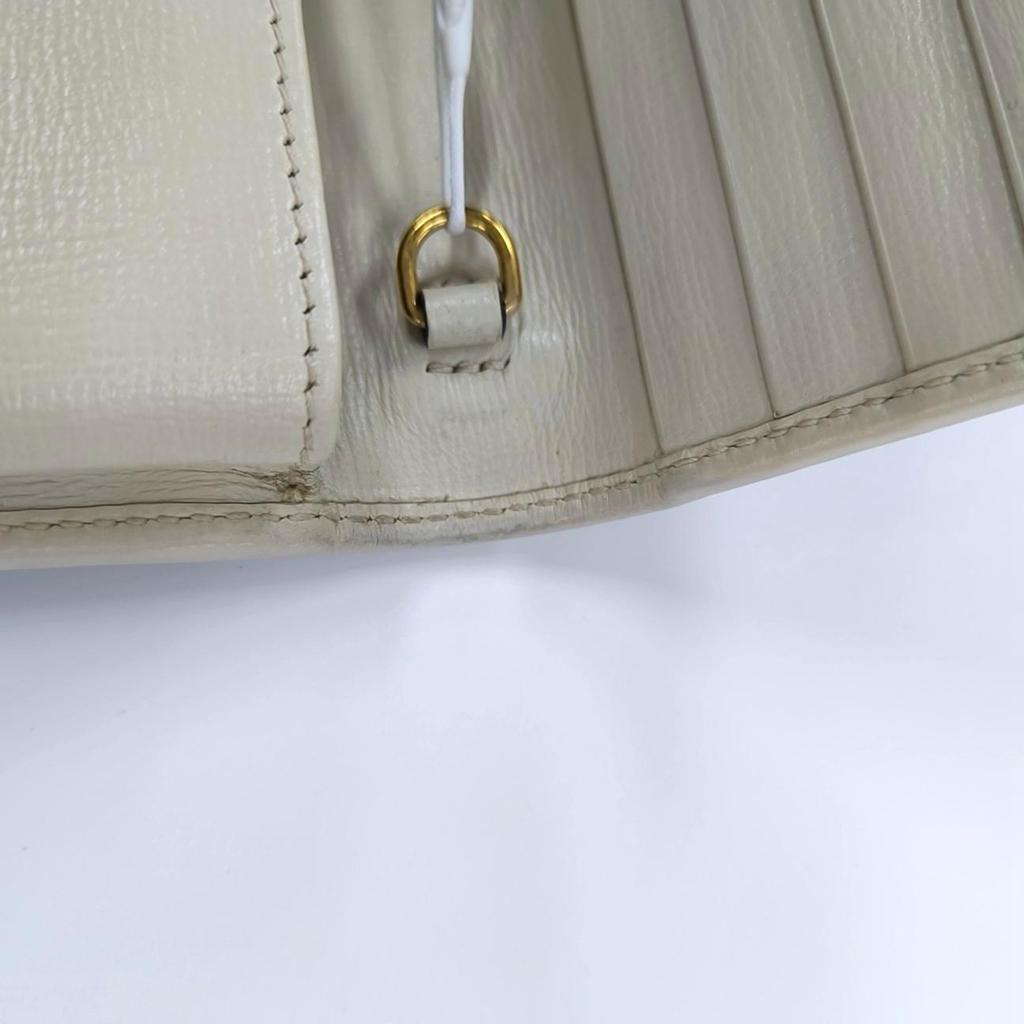 [Pre-Owned] Gucci Horsebit 1955 Wallet With Chain 'Beige/Ebony/White' - Very Good #OAA7PE