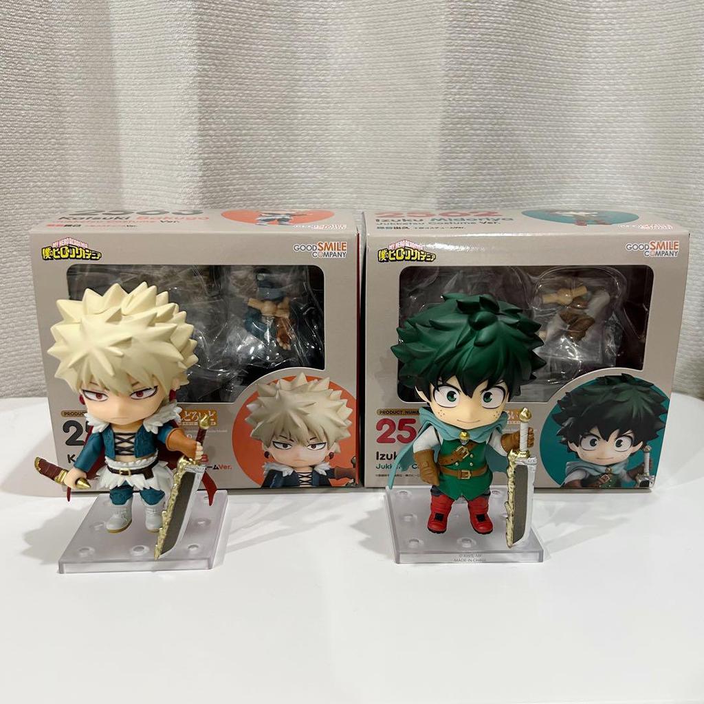 [USED] My Hero Academia Top Ten Nendoroids Izuku Midoriya and Katsuki Bakugo