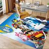 Robots City Adventure Carpet For Playroom Bedroom Living Room Sofa Home Decorkids Game Area Rug Nonslip Floor Mat