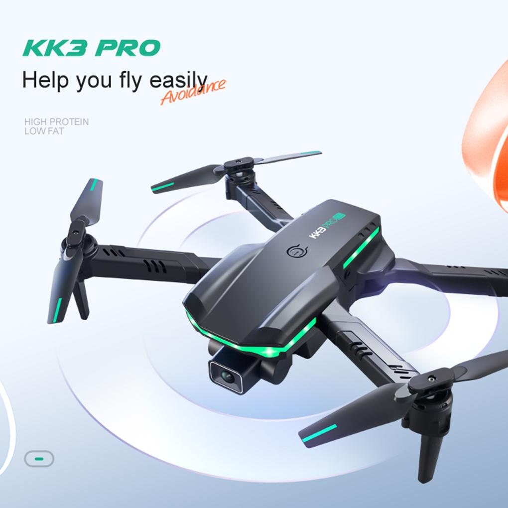 4K High Resolution Remote Control Drone Portable Camping Hiking RC Camera Quadcopter Rechargeable Aircraft Toy Holiday Present