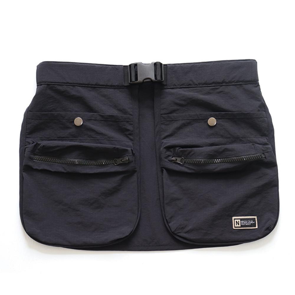 

Outdoor Portable Belt Bag Adjustable Strap Waterproof Waist Apron Casual Multi-pocket Waist Tool Pouch Bag Men Women