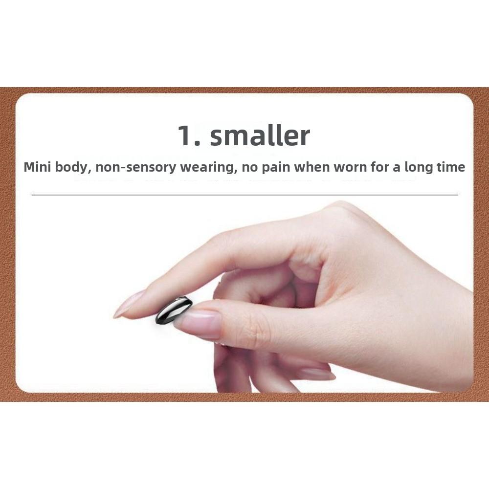 Bluetooth Headset Binaural Sleep Invisible Touch Digital Display Painless Wear