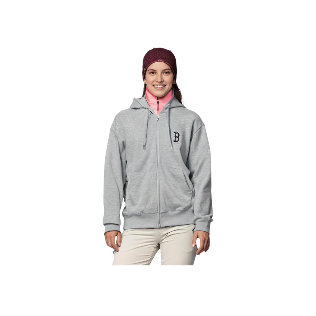 New MLB MONOGRAM Series Boston Red Sox Jackets Coats Unisex Heather Gray 3ATRM0544-43MGS