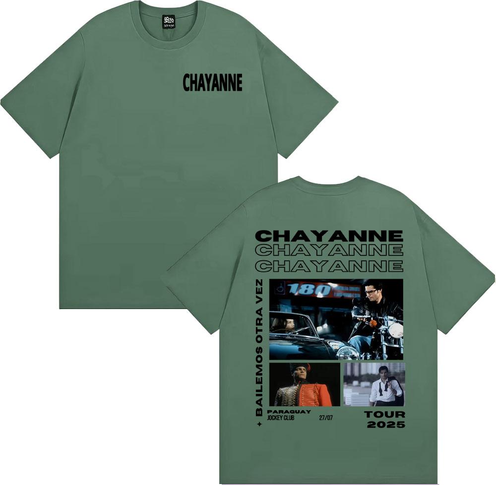

Singer Chayanne Bailemos Otra Vez 2025 Tour T Shirt Men Women Cotton Casual Short Sleeve Tshirts Fashion Hip Hop Retro Tshirt 3XL
