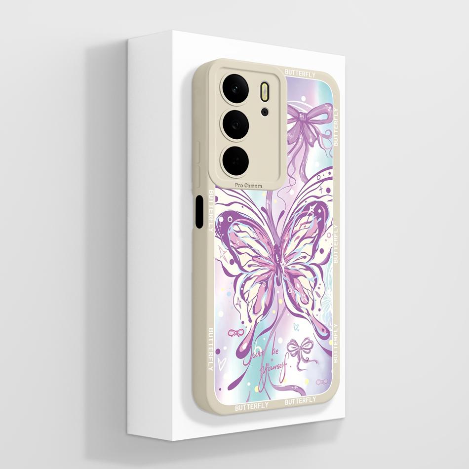 For Realme C75 C75X C73 C71 Case Painted Flowers Soft Liquid Silicone Back Cover For Realme C 75 Full Protection Phone Bumper