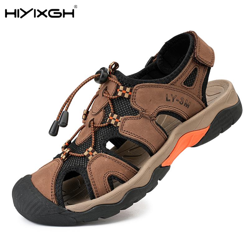 2025 New Arrival Mens Casual Shoes Outdoor Man Sandals Comfy Hollow Out Beach Flats Quick Dry Roman Shoe Breathable Summer Shoes