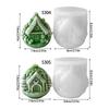 Silicone Molds Christmas House Candle Molds Epoxy Resin Molds Craft Molds Handmade Castings Molds Plasters Molds