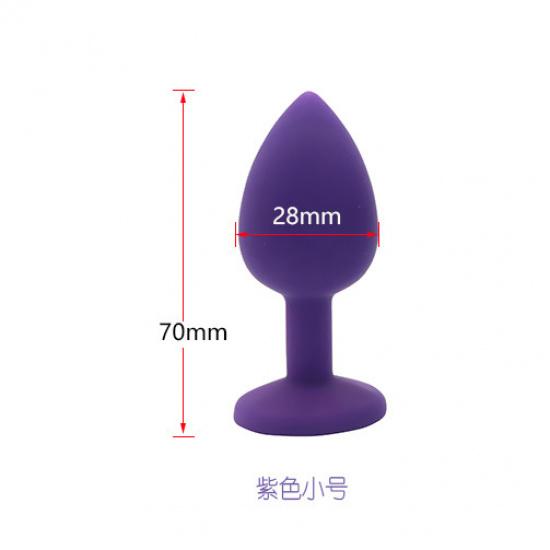 Soft Rubber Silicone Butt Plug Back Court Sex Toys Sex Tools Chrysanthemum Masturbation Long-Term Outing Wear Adult Toys Female
