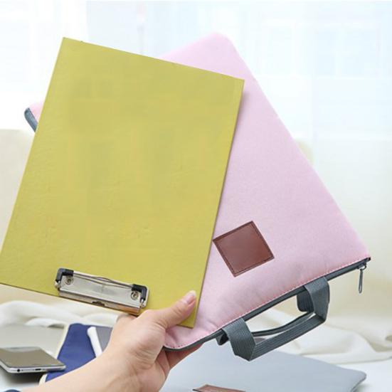 High-quality Document Bag Multifunctional with Handle Zipper Closure