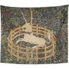 VIKAMA Medieval Unicorn Tapestry Vintage And Artistic Wall Hanging For Bedroom Headboards Home Decor