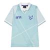 Childrens/Kids Argyle Regular Short-Sleeved Shirt