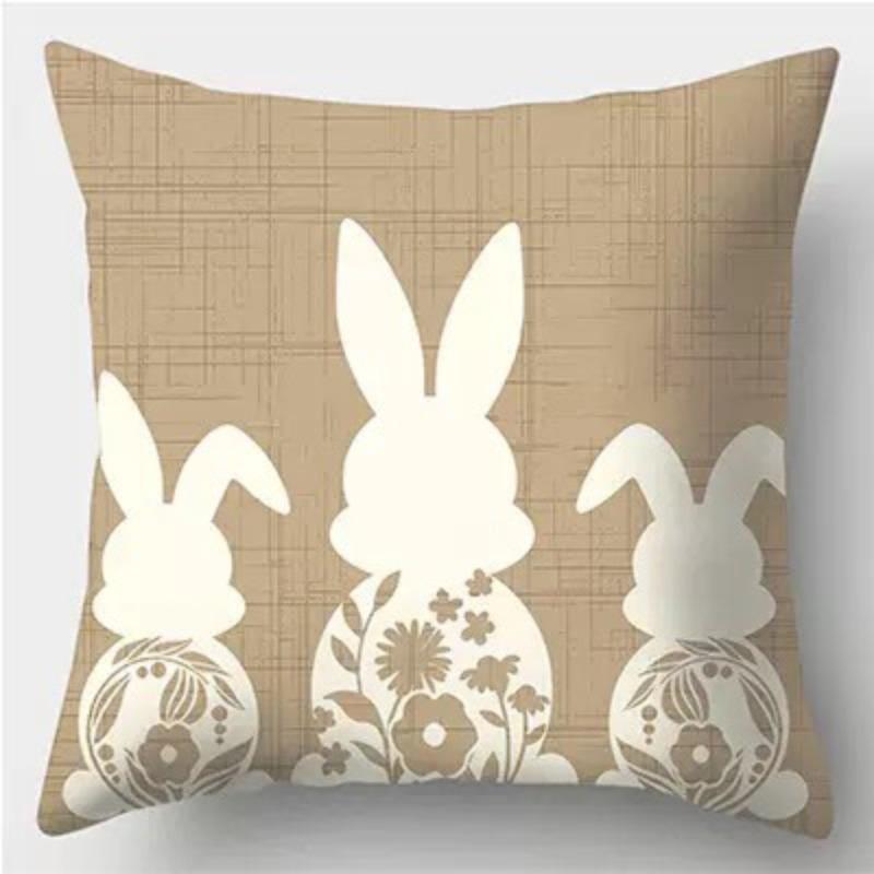 Easter Pillowcases Linen Creative Rabbit Pillowcases Home Sofa Pillowcases Premium Durable Quality Useful Practical