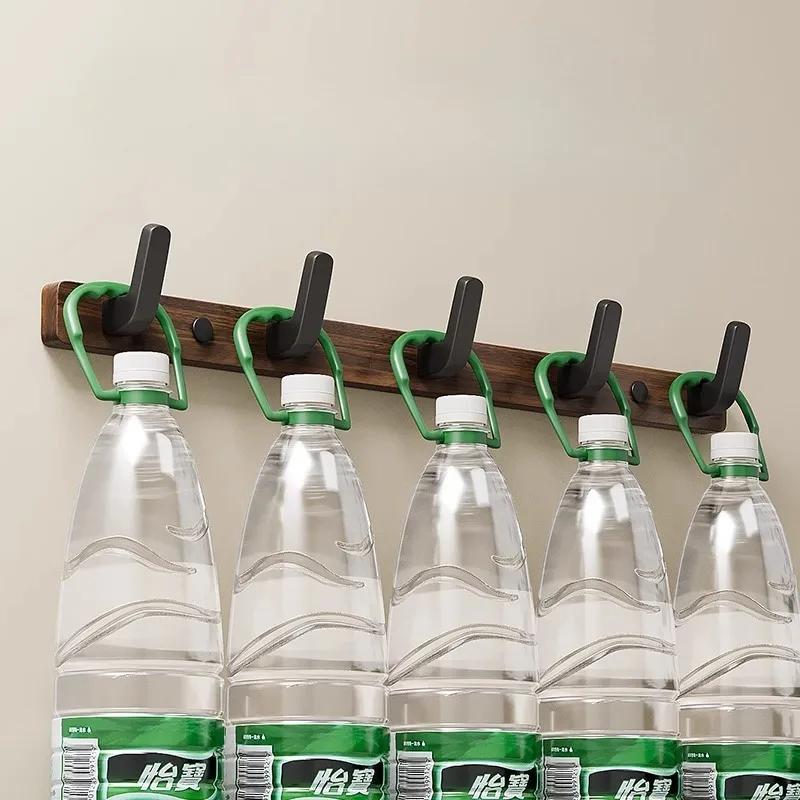 Solid Wood Wall Clothes Hanger Entrance Living Room Bedroom Cloakroom Wall Clothes Hanger Clothing Storage Organizer Home Decor