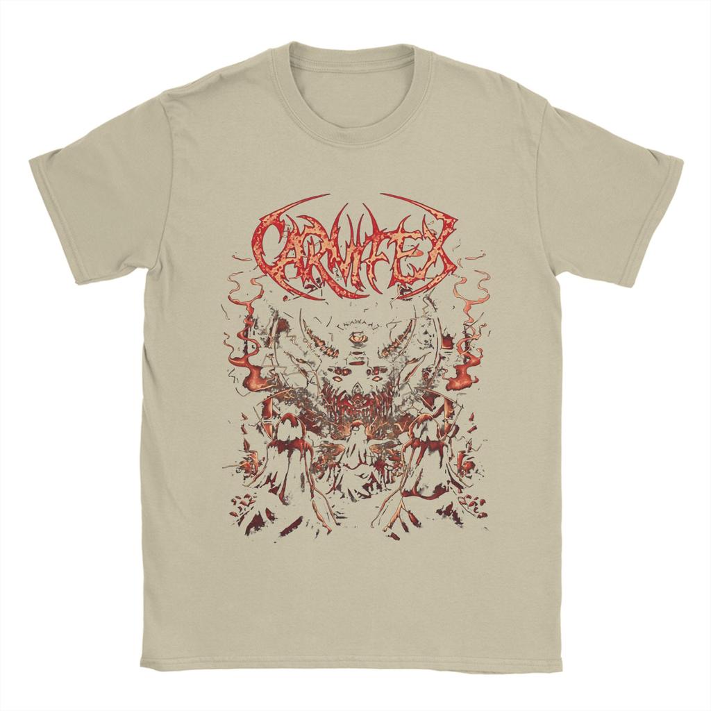 The Heretic Anthem Death Metal Carnifex Band TShirt Summer Cotton T Shirts For Unisex Harajuku Casual Tee Shirt