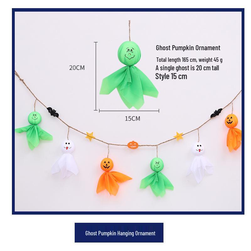 Halloween Scary Pendant Bunting Decorations for Shops, Schools, Bars, and KTV