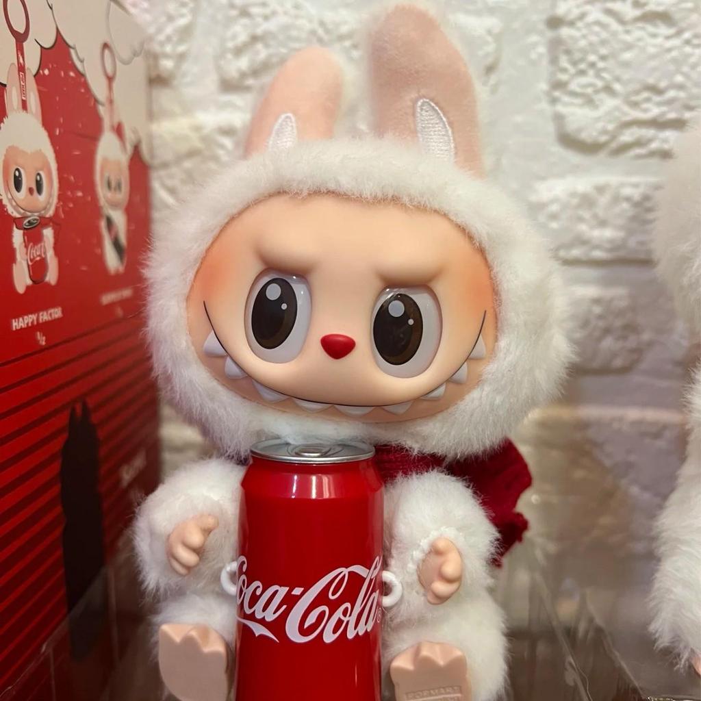 Third Gen Labubu Cola Edition Pop Mart Sit Sit Party Vinyl Plush Blind Box