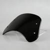 Non Scowl Motorcycle Windshield Standard Size 25x19x3cm For Improved Visibility
