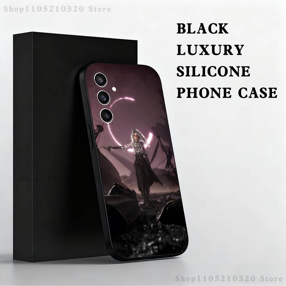 

C-Clair O-Obscur Expedition 33 Phone Case For Samsung S25,S24 Ultra,S20,S30 plus,S22 plus,S23,S30 Ultra 5G Silicone Black Shell SamsungS20lite