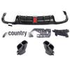 Brabus Sport Rear Lip & Tailpipe Diffuser Kit for 2017+ Mercedes E-Class W213 Sedan