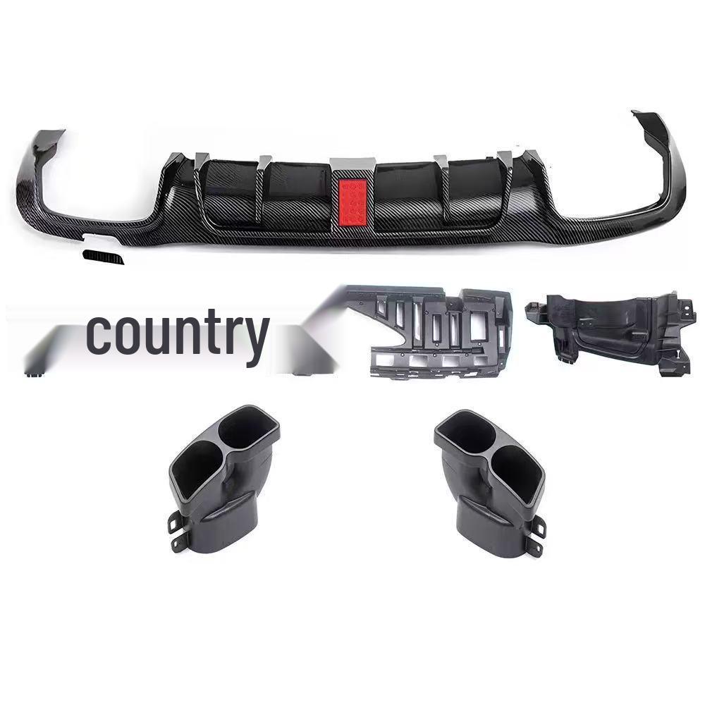 Brabus Sport Rear Lip & Tailpipe Diffuser Kit for 2017+ Mercedes E-Class W213 Sedan