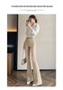 Langsha Women's High-Waisted Slim Fit Flared Casual Trousers
