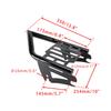 Detachable Luggage Rack For Harley Electra Street Road Glide Road King 2009-2025 Black