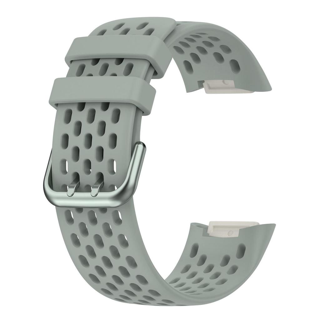 Cinturino In Silicone Per Fitbit Charge 2 - Mignova, Gomma, Taglia Grande, Colori Argento/Nero/Oro