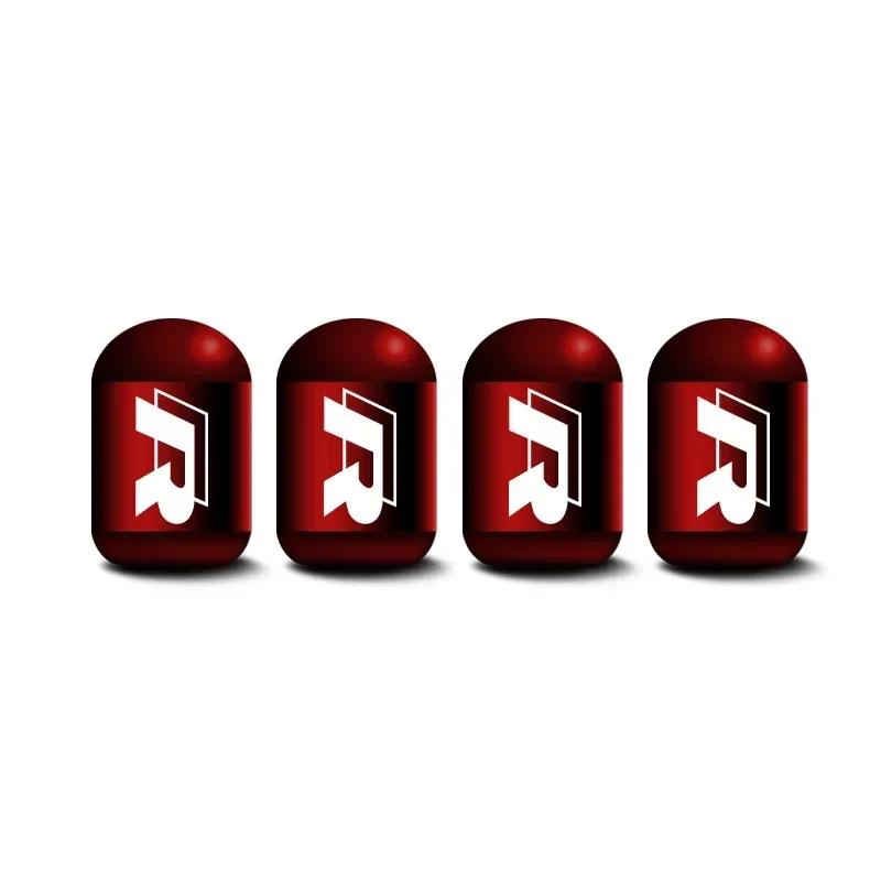 2026 Hete Voor VOLKSWAGEN VW 4 stuks Auto Velgen Bandenventieldopjes Cover voor Volkswagen Rline R Line Tiguan Polo Golf Passat B5 Tour