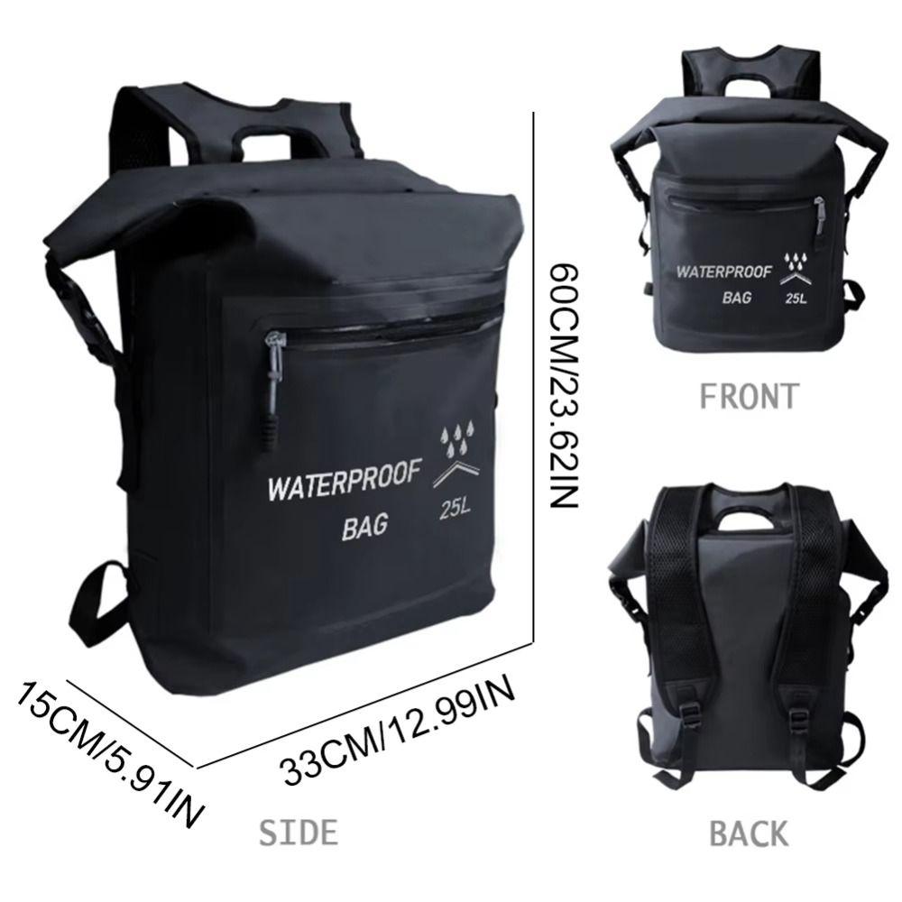 Verdicktes Material Strandaufbewahrungstasche Rollverschluss Schwimmrucksack Rafting