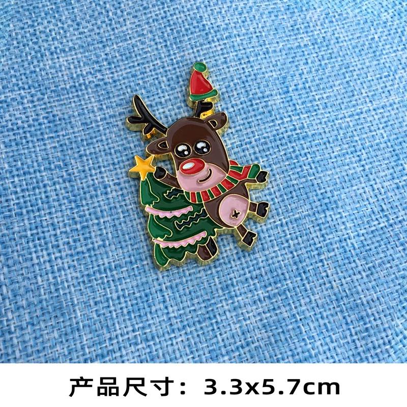 Personalized Christmas car sticker elk sleigh decorative sticker electric car body decorative sticker rear trunk sticker creative sticker.