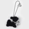 Wild Baby Lamb Bag Charm Keyring (Black)