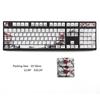 110 kláves OEM profil DYE-Sub Květinová švestka PBT Keycap Sublimační tisk s 1,75U 2U Shift 6,25U Mezerník